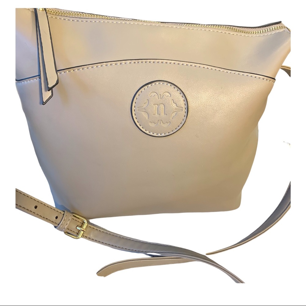 Nanette Lepore tan crossbody bag
